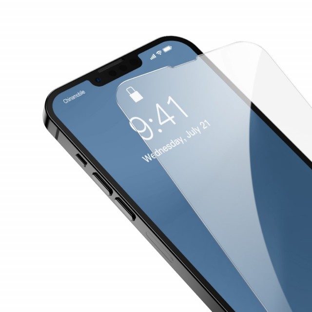 iPhone 13 Pro 6,1 / iPhone 13 6,1 Foliert Glasskjermbeskytter 2 Stk m/ moteringsverktøy