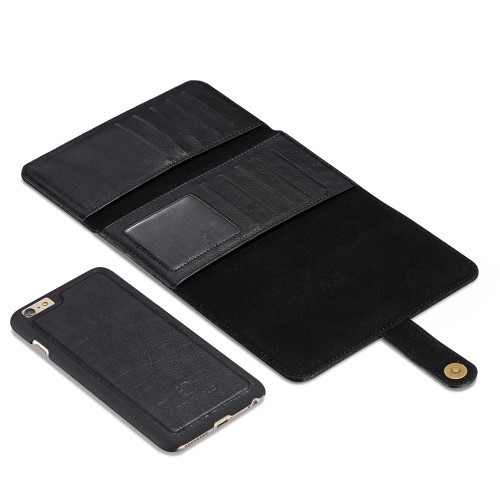 iPhone 6 Pluss/6s Pluss 5,5 2i1 Etui m/12 kortlommer Classic Svart