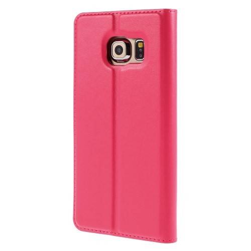 Slimbook Etui m/displayvindu for Galaxy S6 Edge Mercury Rosa
