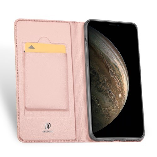 iPhone 11 Pro 5,8" Slimbook Etui med 1 kortlomme Rosa