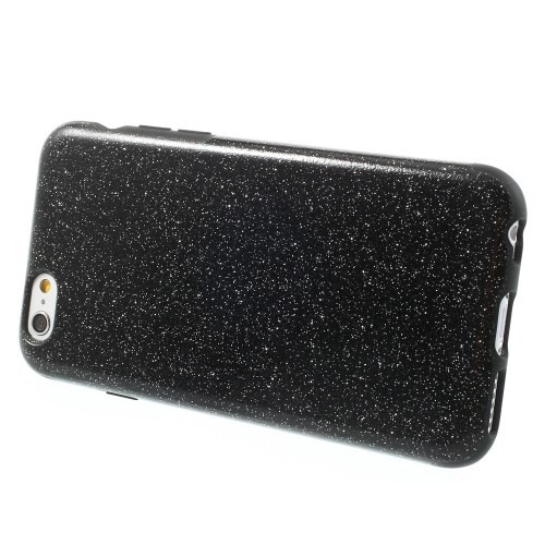 Deksel for iPhone 6/6s Glitter Svart