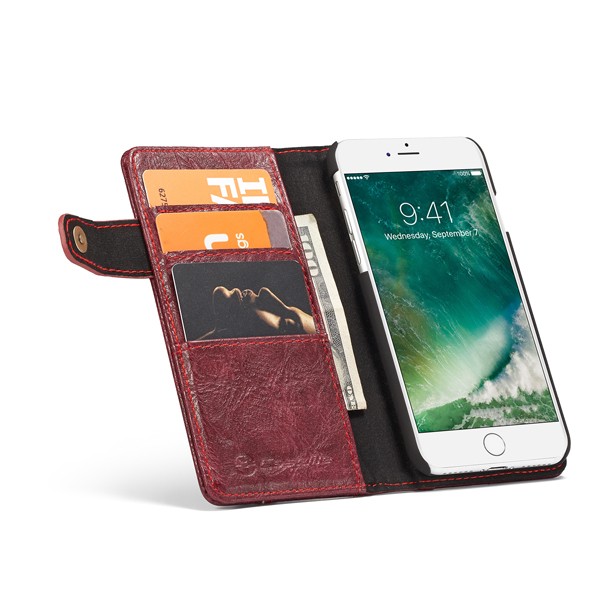 iPhone 6/6s Lommebok Etui m/kortlommer Urban Rød