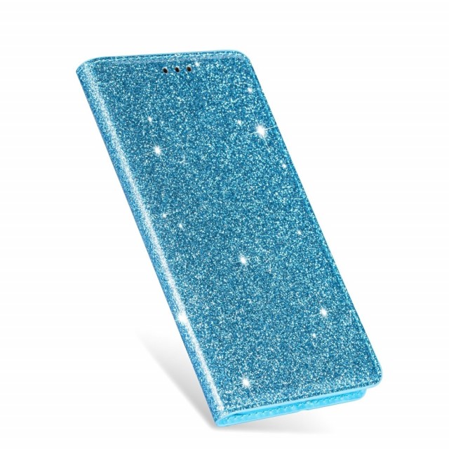 Galaxy S21 Slimbook Etui Glitter Turkis