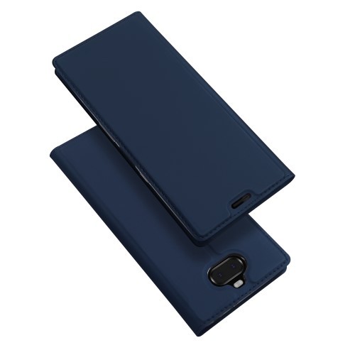 Xperia 10 Slimbook Etui med 1 kortlomme Midnattsblå
