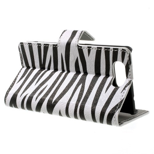 Lommebok Etui for Sony Xperia Z3 Compact Zebra
