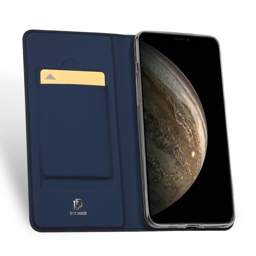 iPhone 11 Pro 5,8" Slimbook Etui med 1 kortlomme Midnattsblå