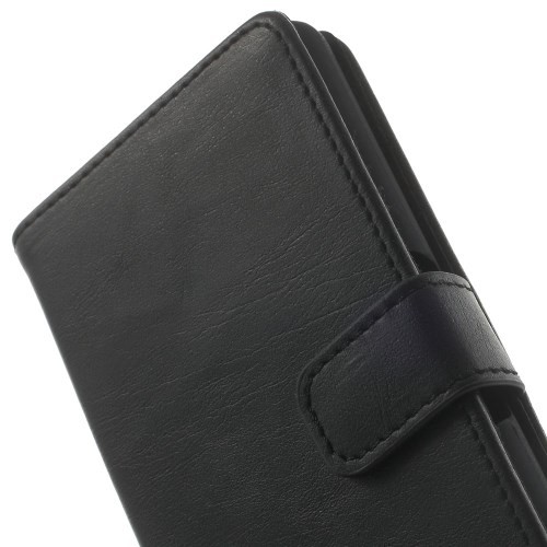 Lommebok Etui for Sony Xperia Z3 Compact Classic Svart