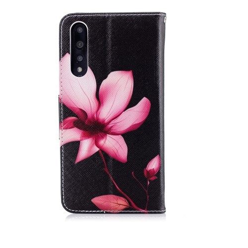 Huawei P30 Lommebok Etui Art Pink Flowers