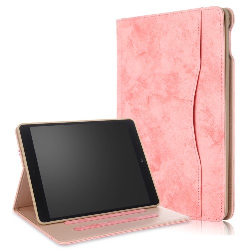 iPad 9.7 (2017/2018) Etui Vintage med stand - Rosa