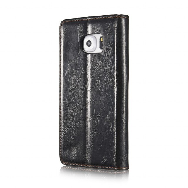 Galaxy S6 Edge Klassisk Etui m/1 kortlomme Svart