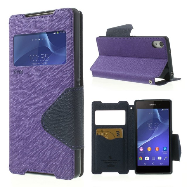 Slimbook Etui for Sony Xperia Z2 Roar Lilla
