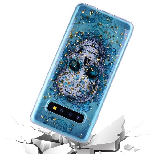 Galaxy S10+ (Pluss) Deksel Art Skull