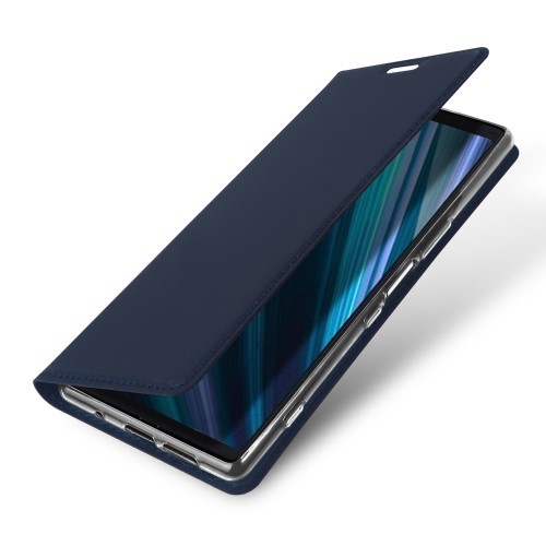 Xperia 10 Slimbook Etui med 1 kortlomme Midnattsblå