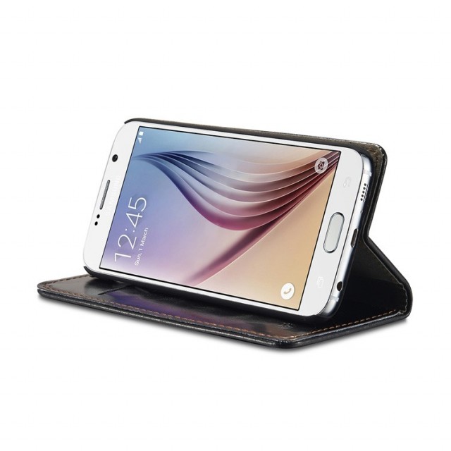 Galaxy S6 Klassisk Etui m/1 kortlomme Svart