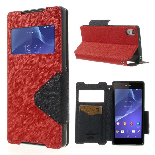 Slimbook Etui for Sony Xperia Z2 Roar Rød