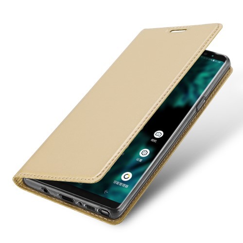 Galaxy Note 9 Slimbook Etui m/1 kortlomme Champagne