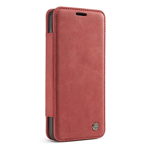 iPhone 6/6s 4,7" 3i1 Slimbook Etui av lær m/magnetfeste Rød