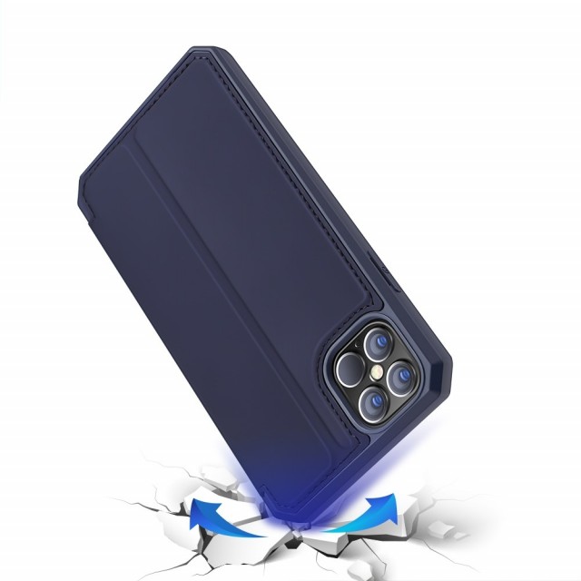 iPhone 12 Pro Max 6,7 Slimbook Lux Midnattsblå