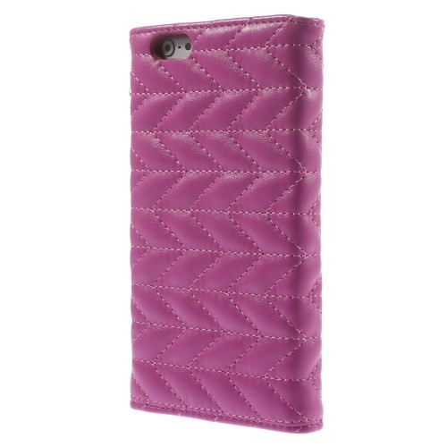 Etui m/kortlommer for iPhone 6 Veske Rosa