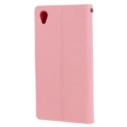 Lommebok Etui for Sony Xperia Z3 Mercury Lys Rosa
