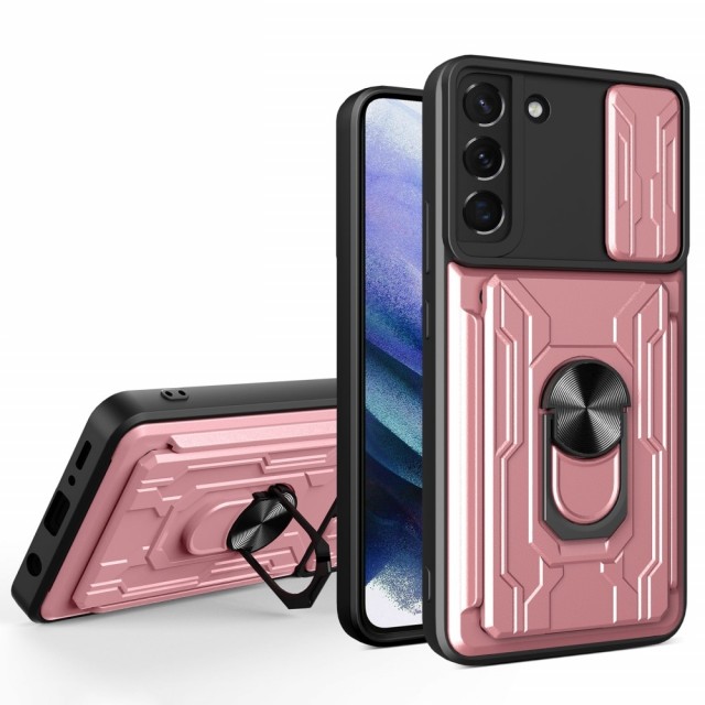 Galaxy S22+ (Pluss) Deksel Smart Armor Pocket Rosa