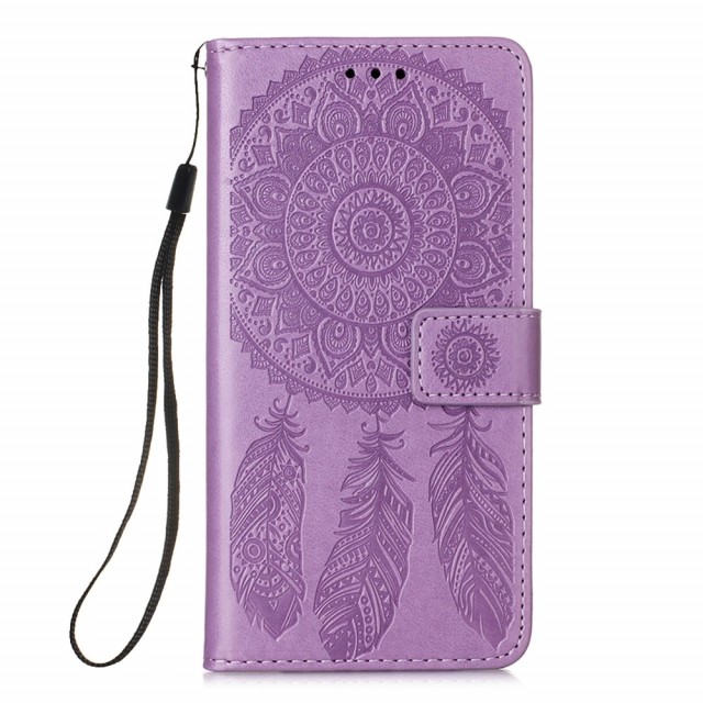 Galaxy S21 Lommebok Etui Dreamcatcher Lilla