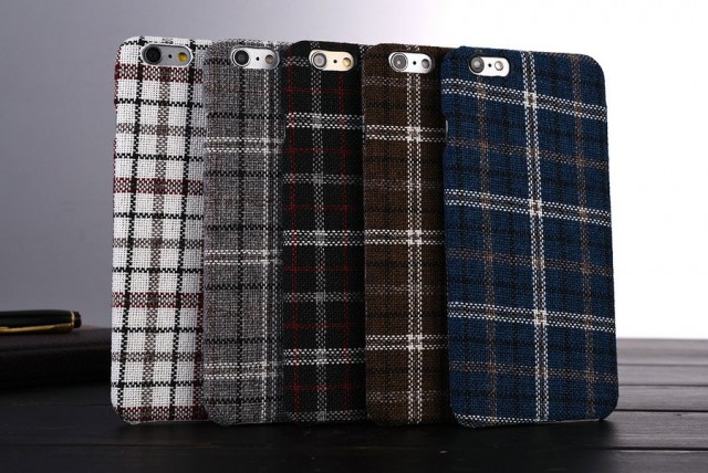 iPhone 6/6s 4,7" Deksel Tartan mønster