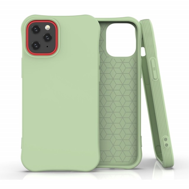 iPhone 12 Mini 5,4" Deksel SoftCase Lys Grønn