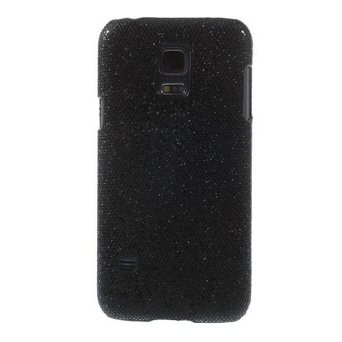 Deksel for Samsung Galaxy S5 Mini Glitter Svart