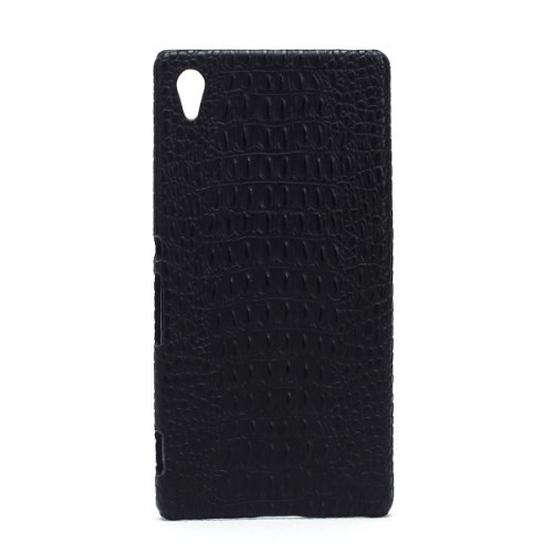 Deksel Xperia Z3+ Croco Svart