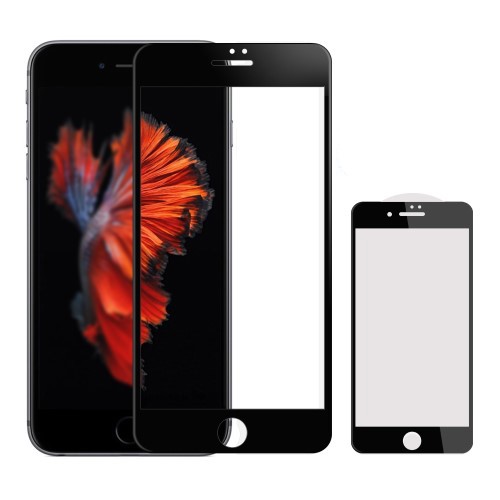 Skjermbeskyttere av herdet glass for iPhone 6/6s Pluss/ 7 Pluss/ 8 Pluss Svart Ramme