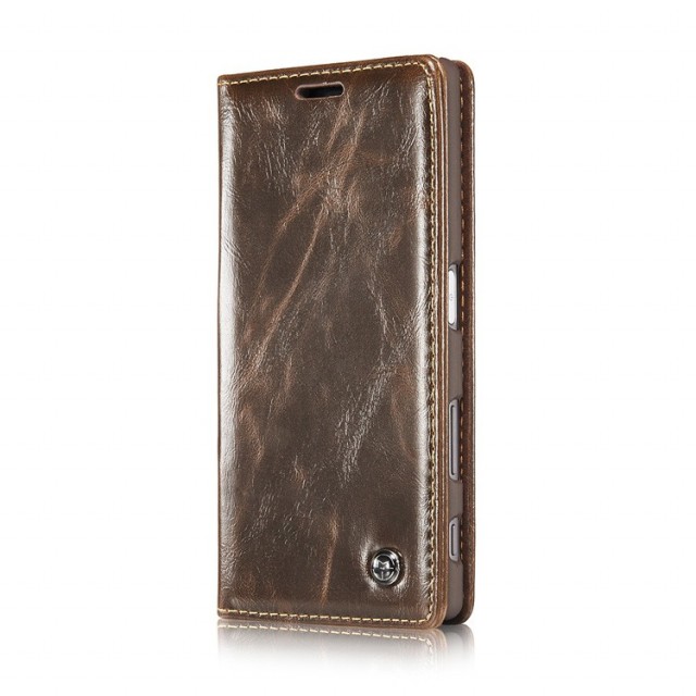 Xperia Z5 Klassisk Etui m/1 kortlomme Brun