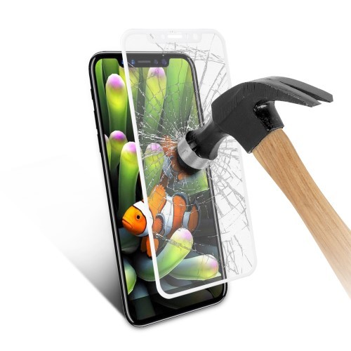 Heldekkende Skjermbeskyttere av herdet glass for iPhone Xs/X 5,8"