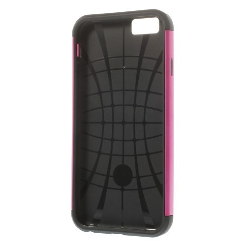 Deksel for iPhone 6 Robust m/kortlomme Rosa