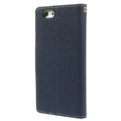 Etui m/kortlommer for iPhone 6/6s Mercury Mørk Blå