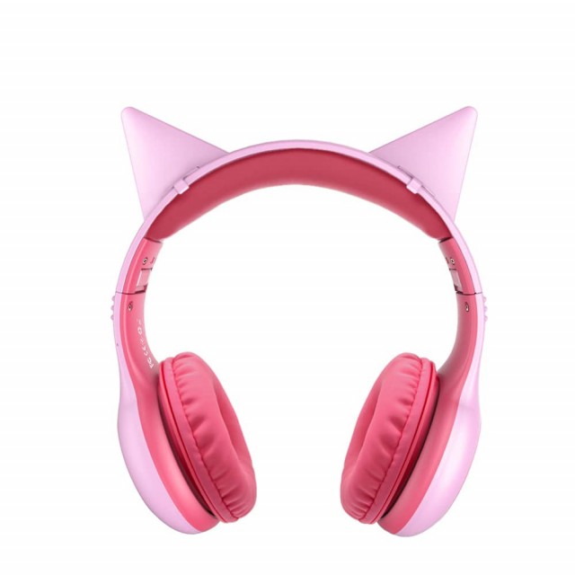 Øretelefoner Kids Cat med Støydemping 3,5 mm Rosa