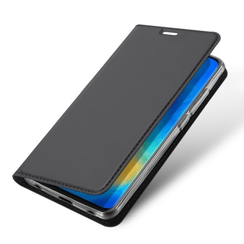 Huawei Mate 20 Pro Slimbook Etui med 1 kortlomme - Koksgrå