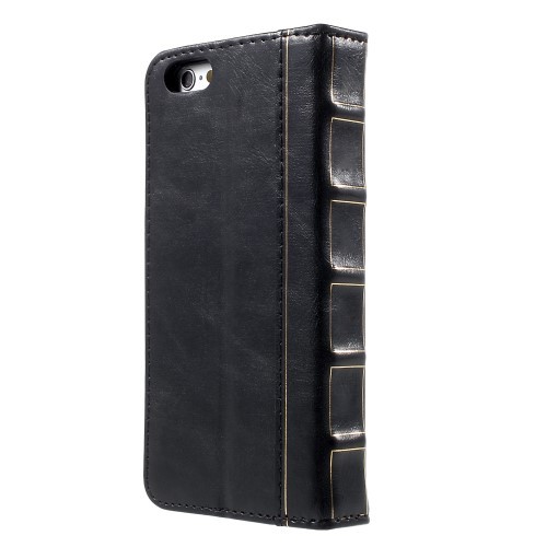 Bok Etui m/kortlommer for iPhone 6 Svart