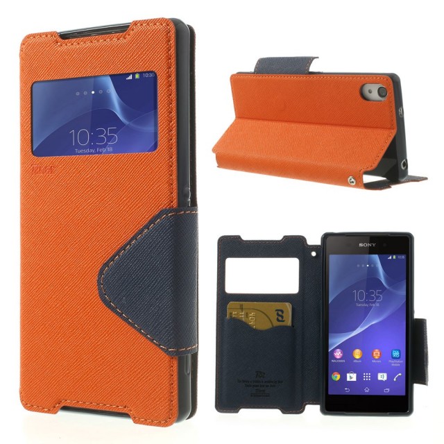 Slimbook Etui for Sony Xperia Z2 Roar Orange