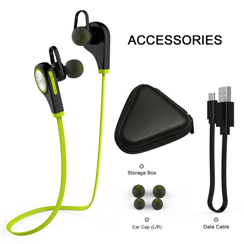 Bluetooth Handsfree Stereo Øreplugger Sporty Mini Grønn