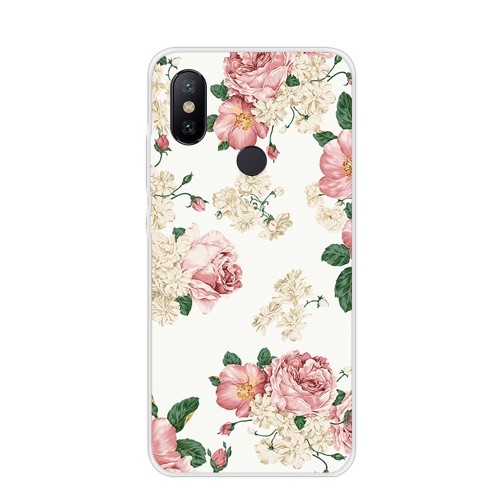 Xiaomi Mi A2 Deksel Art Flowers