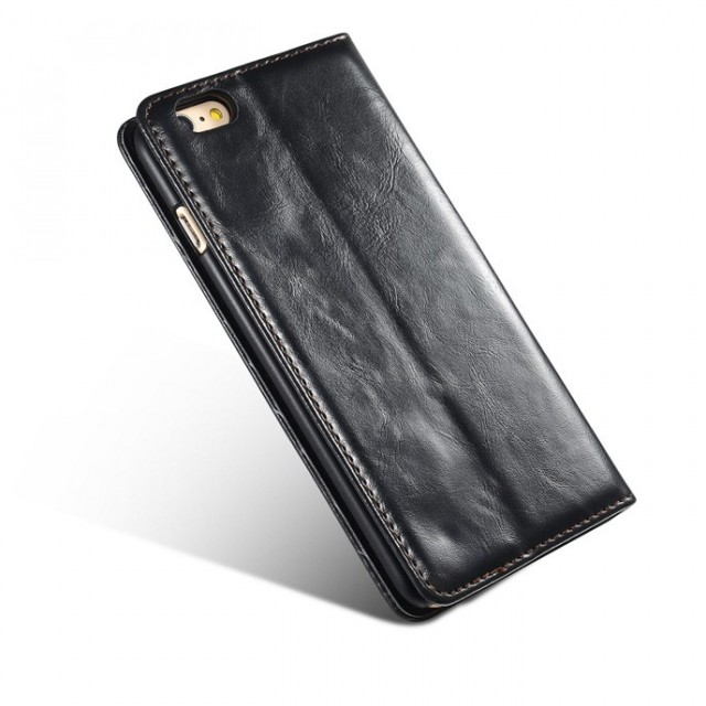 iPhone 6 Pluss/6s Pluss 5,5" Klassisk Etui m/1 kortlomme Svart