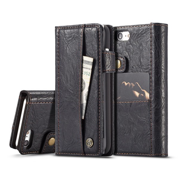 iPhone 6/6s Lommebok Etui m/kortlommer Urban Svart