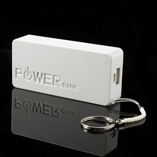 Power Block Strømbank 4000mAh for Smartelefoner Hvit