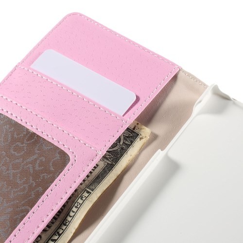 Lommebok Etui for Sony Xperia Z3+ Lychee Lys Rosa