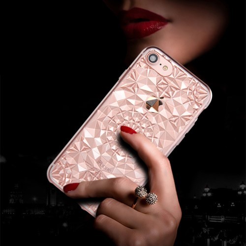 iPhone 6/6s 4,7 Deksel Krystall Champagne