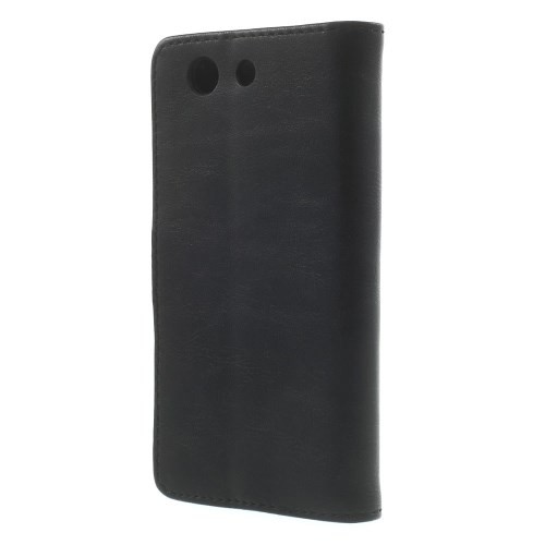 Lommebok Etui for Sony Xperia Z3 Compact Classic Svart