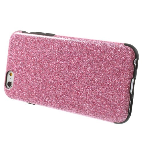 Deksel for iPhone 6/6s Glitter Rosa