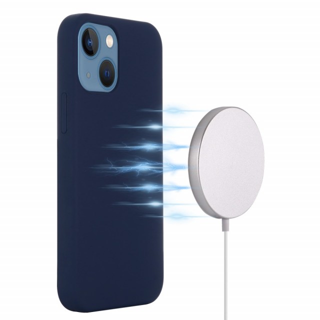 iPhone 13 6,1 Deksel SoftCase for MagSafe Midnattsblå