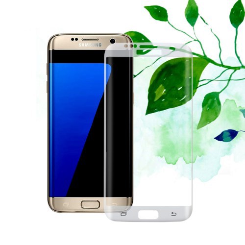 1 stk 3D Skjermbeskytter av herdet glass for Galaxy S7 Transparent 